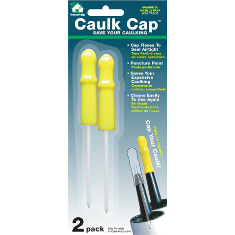 Caulk Cap CCY-2 reusable caulk tube sealer caps 4-Pack